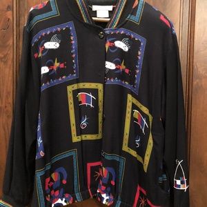 Nino Wong of CA  2 piece Rayon Dress Outfit